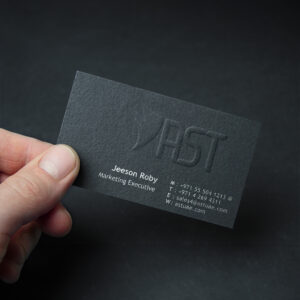 Embossed Business Card