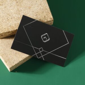 3D Silver Foil Business card - Image 3