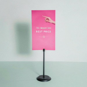 Clip Pole Poster Stand