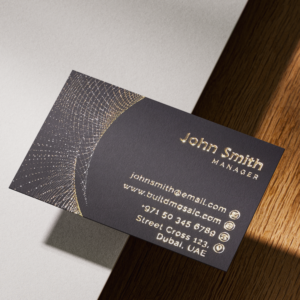 3D Gold Foil Business card - Image 3